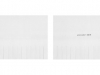 A Book About Death, 2009, 2 papiers blancs découpés, 14,8 x 21 cm chaque. Proposition pour l’exposition collective A Book About Death, Emily Harvey Foundation, NY, États-Unis 